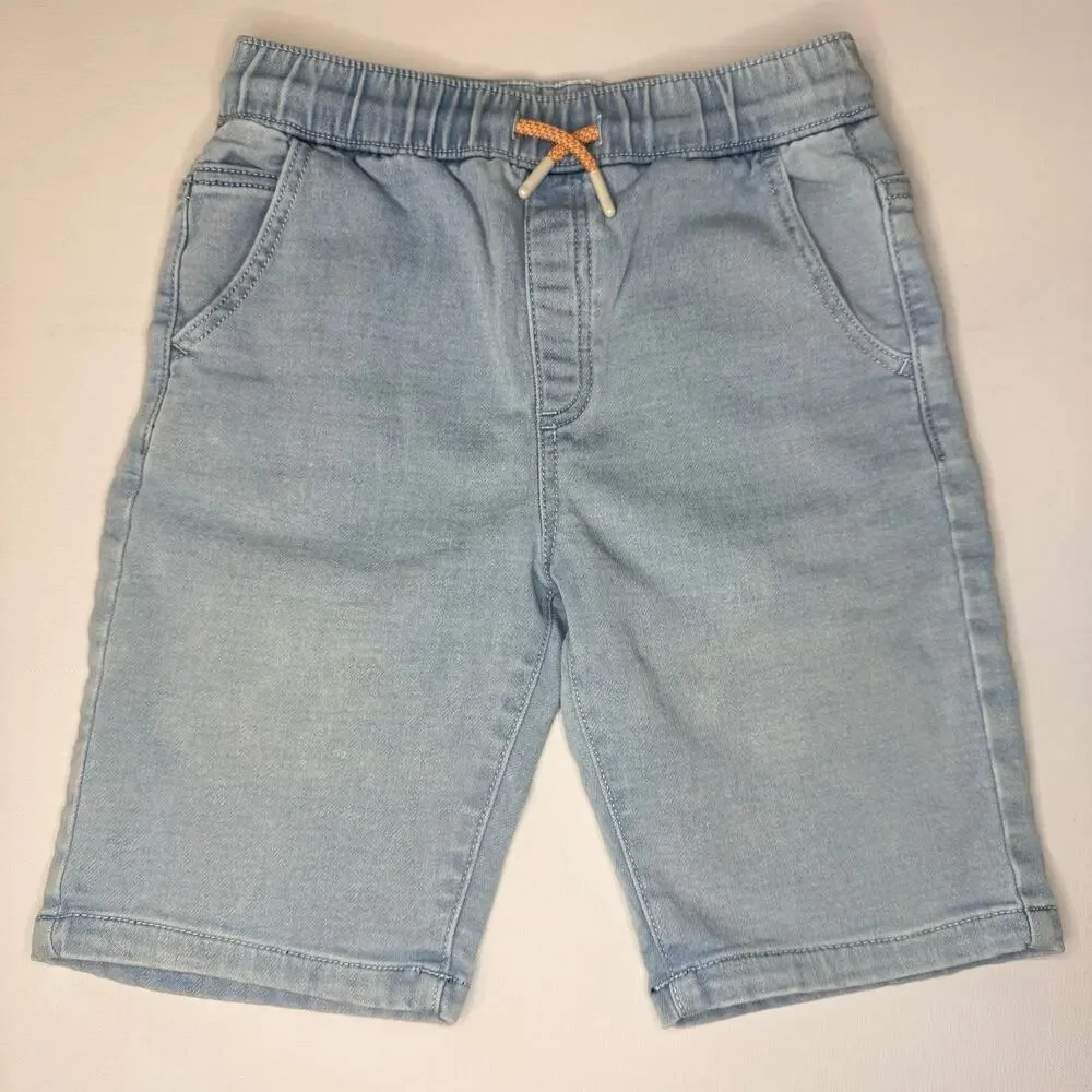 Zara Drawstring Jean Shorts Kids Size 9 Years